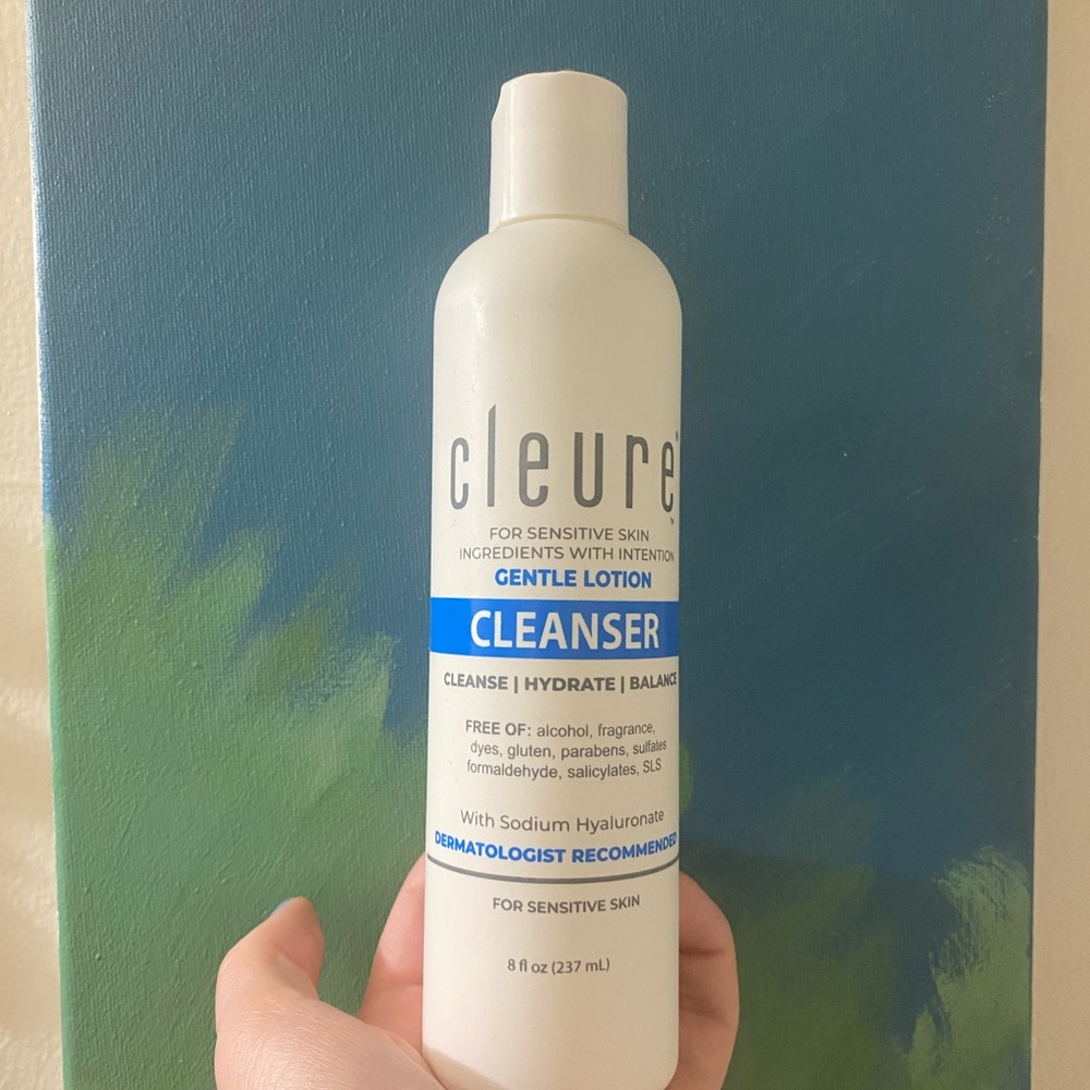 Cleure For Sensitive Skin Gentle Lotion Cleanser: Cleanse, Hydrate, Balance